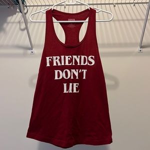 Womens Stanger Things medium tank top from Hot Topic Netflix official merch